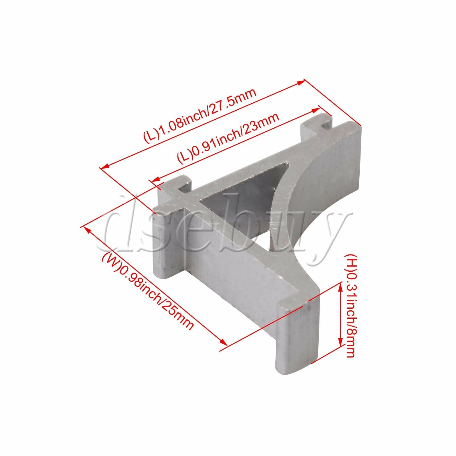 ya 26 10Pcs Aluminum Alloy M Size eezer Shelf Support Brackets Replacement 2.3CM