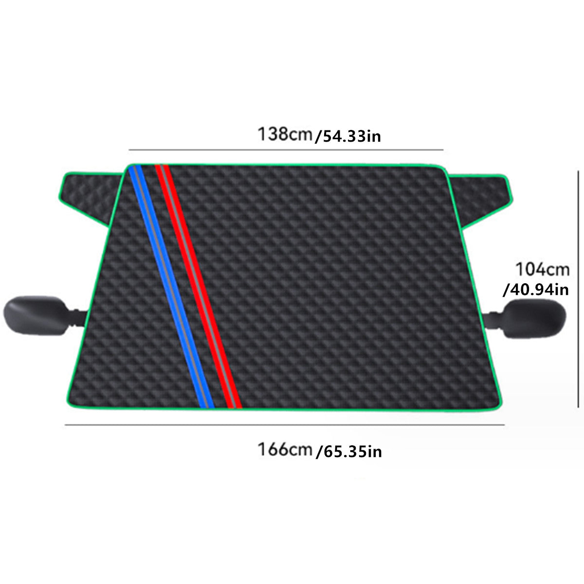 ya 5 8.7 Car Windshield Sun Shade Snow Cover Winter Ice Frost Guard Protector Windproof