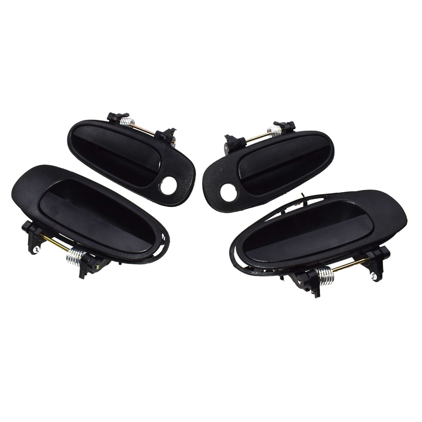 ya 5 8.7 for Toyota for COROLLA 93-97 exterior door handle front and rear left black 4 pcs 
