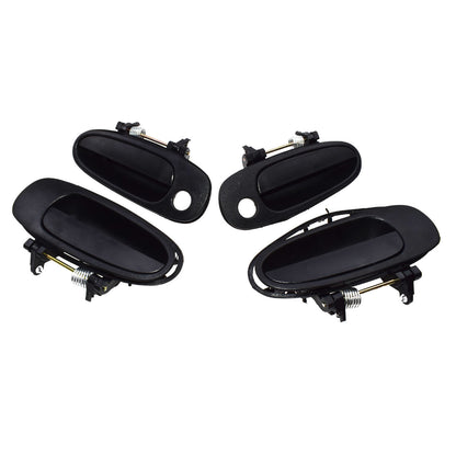 ya 5 8.7 for Toyota for COROLLA 93-97 exterior door handle front and rear left black 4 pcs 