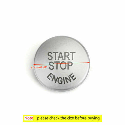 ya 1 8.12 baidi Start Stop Engine Button Switch Cover For E90 E60 E84 E83 E70 E71 Silver U1