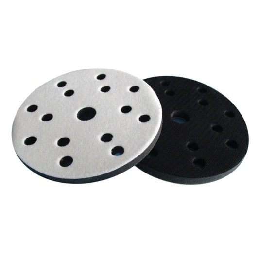 ya 14 2Pieces 150mm Flexible Interfaces Pad for Surfaces Polishing 15Hole Design