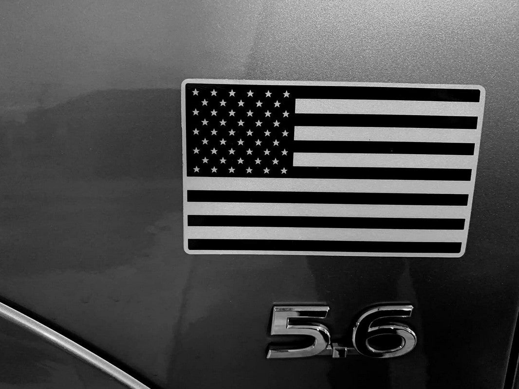 ya 1 8.5.4 Car License Plate Frame Cover Cover Trunk American Flag Chrome For 1x