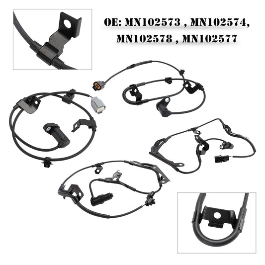 ya 1 8.5.2 2X ABS Wheel Speed Sensor Rear Left & Right For L200 2.5DID B40 U1
