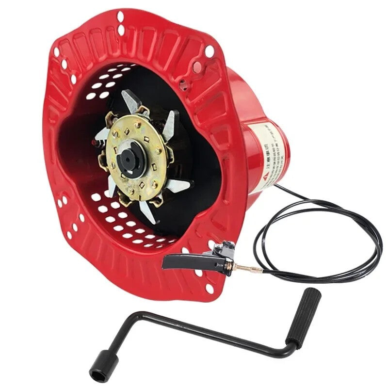 ya 14 Hand-Cranked Tiller Accessories: Diesel Engine Starter(No-Pull), Simple to Start