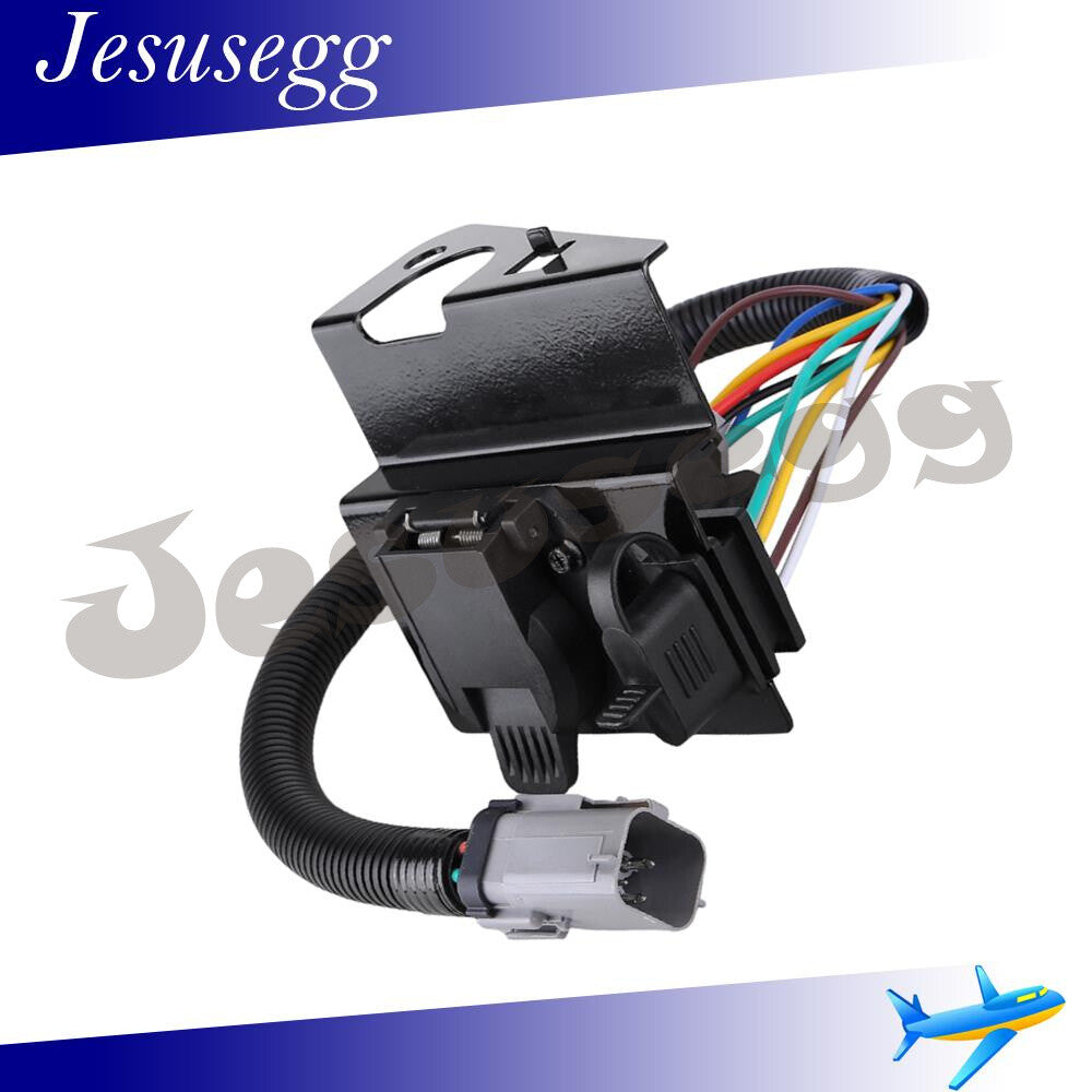 ya 1 7.6 For 02-04 for Ford F250 F350 Trailer Tow Wiring Harness 4 & 7 Pin Plug 2C3Z13A576DA