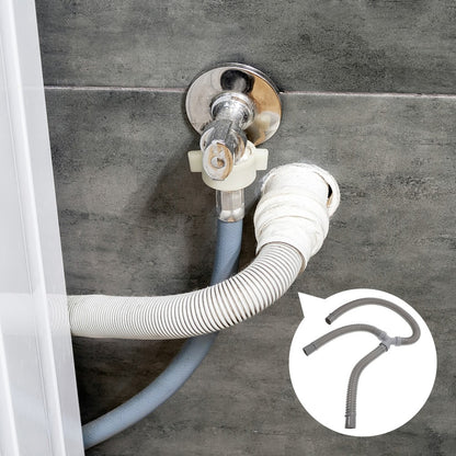ya 5 8.7 Double-headed Sewer Pipe Kitchen Drain Hose Drainage Water Outlet