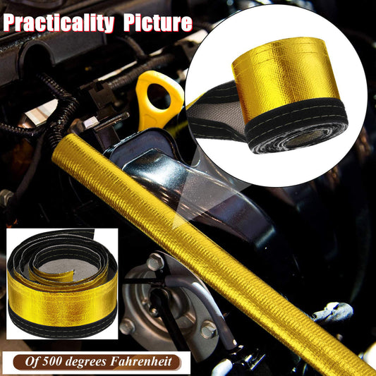 ya 2 6.30 3/4 Inch ID 10 ft Heat Shroud Gold Alu for Mini zed Heat Jacket Tubing
