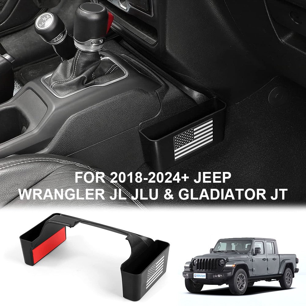ya 5 8.7 Console Shifter Storage Box For 2020-2025 for Jeep Gladiator Gear Shift Organizer