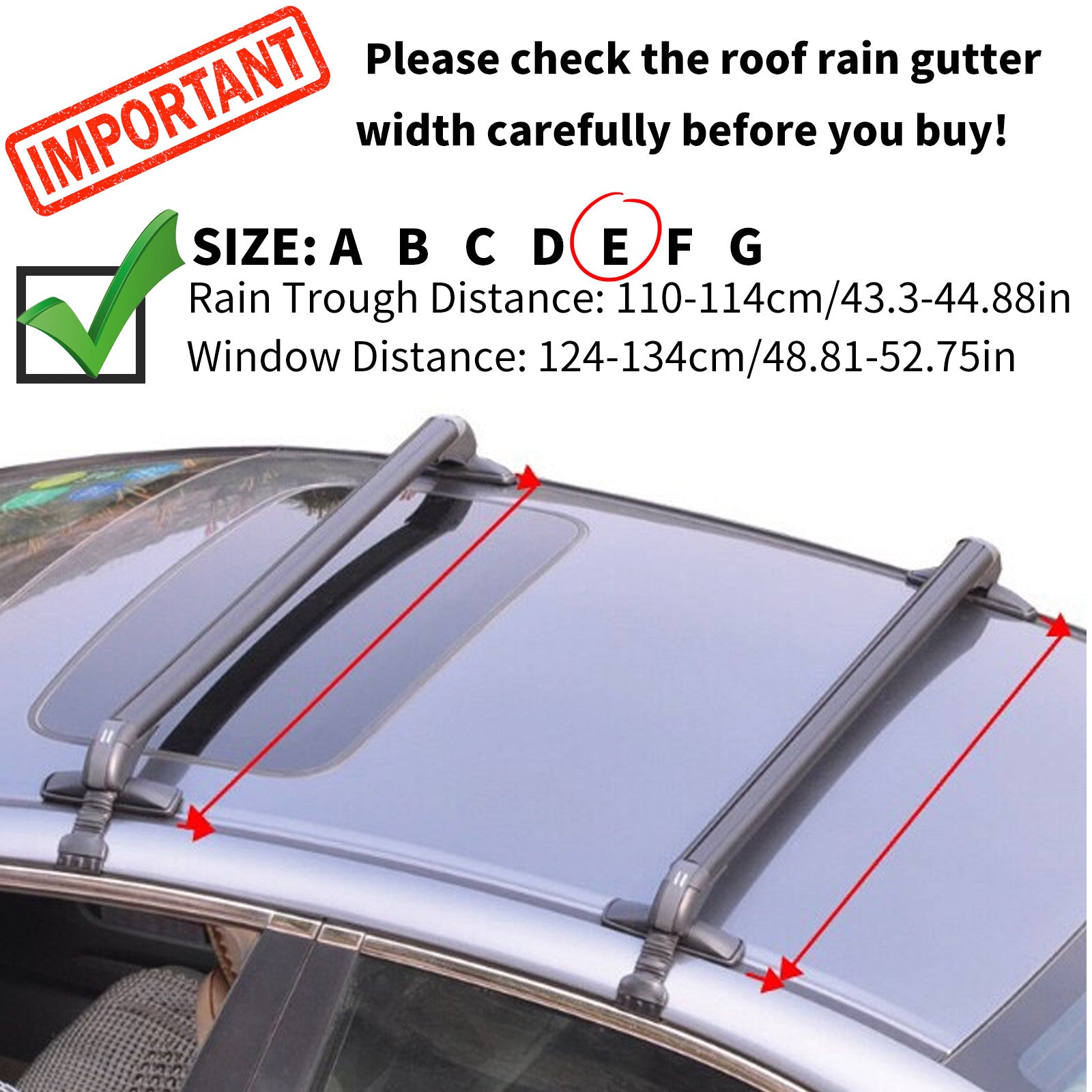 ya 5 8.7 Universal one pair of car SUV car roof crossbar luggage rack aluminum