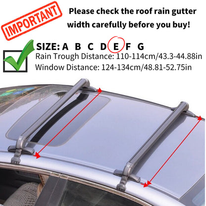 ya 5 8.7 Universal one pair of car SUV car roof crossbar luggage rack aluminum