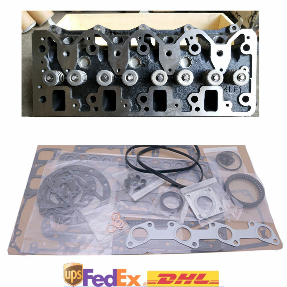 ya 27 7.2 Complete Cylinder Head W/Full Gasket Kit for Isuzu 4LE1 Engine Hitachi EX50U