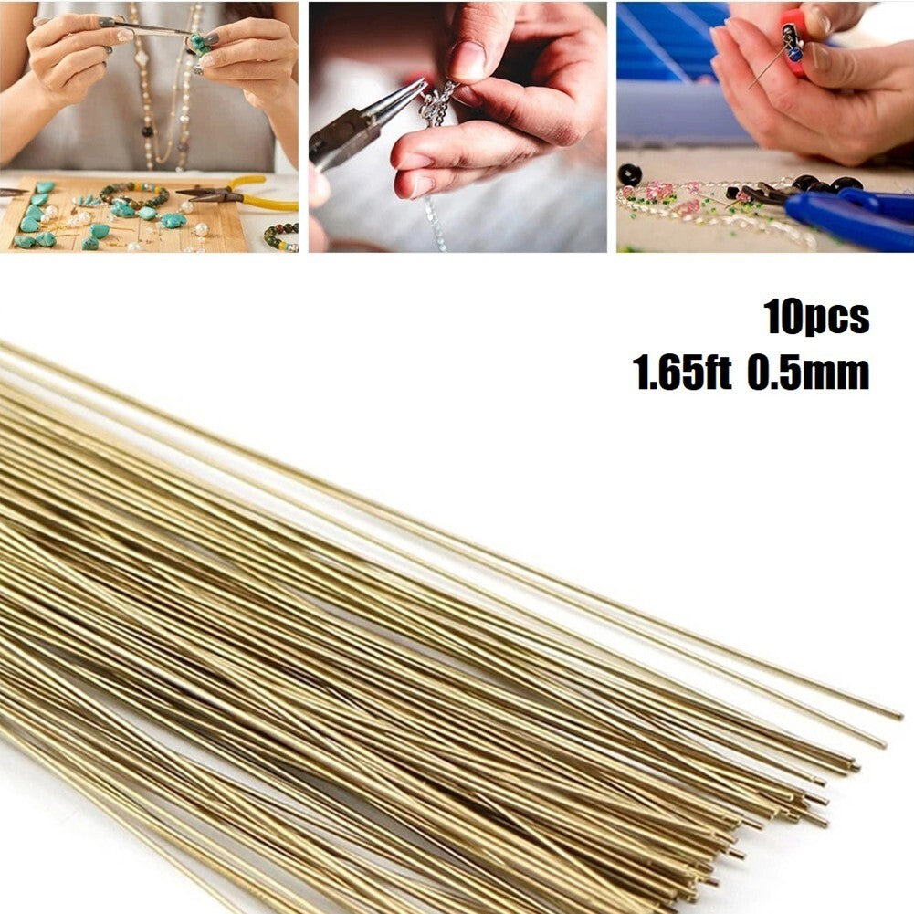 ya 25 Great Value Gold Soldering Rods for Jewelry Repair 10pcs Silver Welding Rods
