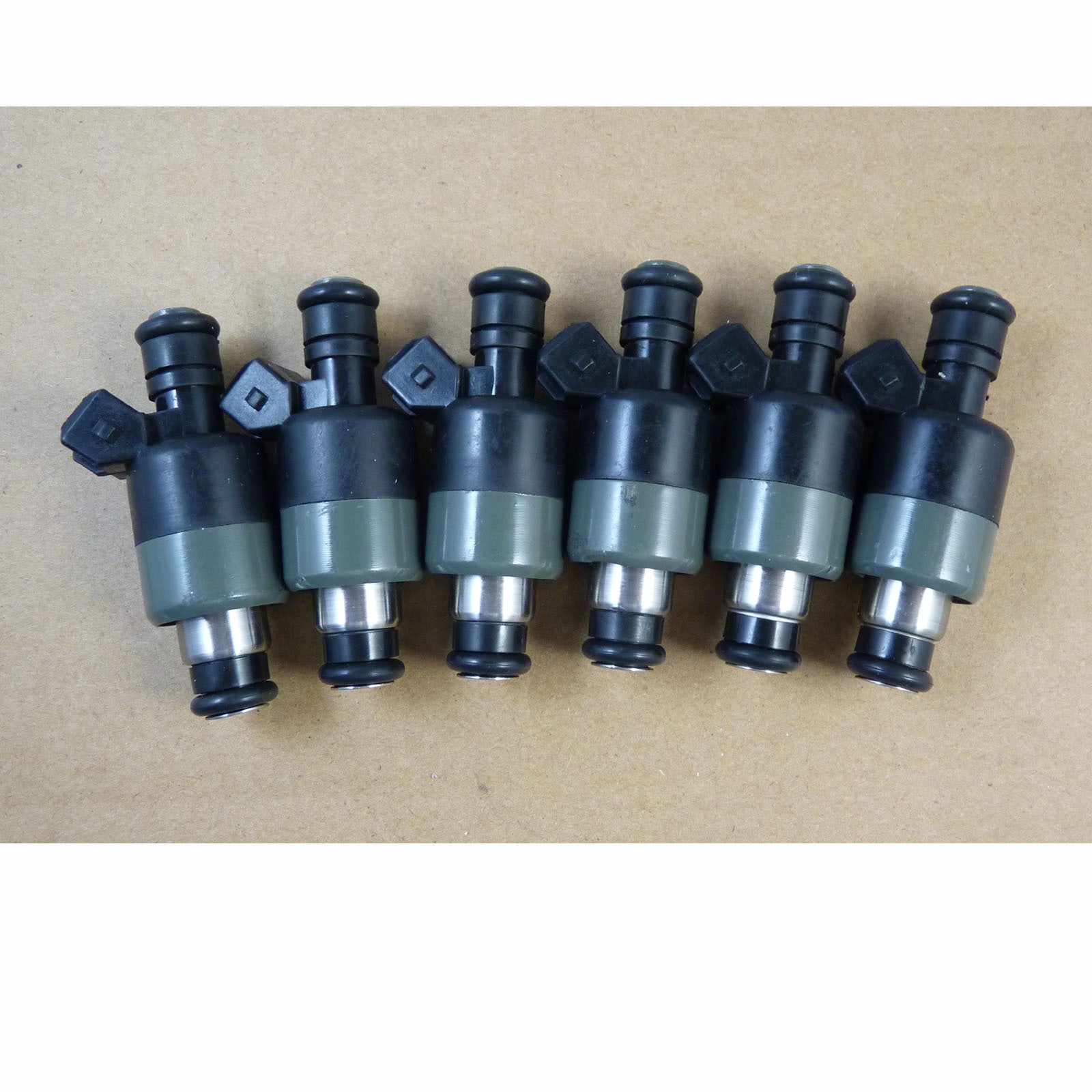 ya 1 8.12 baidi New Flow Matched Fuel Injector Set 6 for Pontiac for Buick 42 pounds per hour @ 3 bar