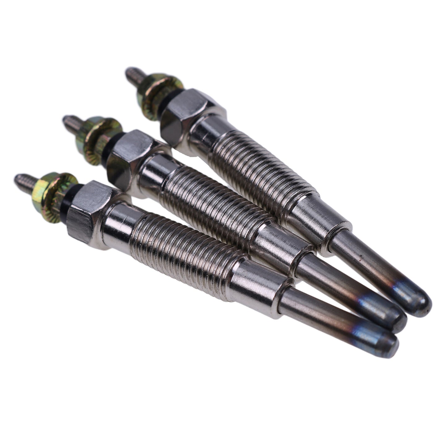 ya 1 7.4 3X 12V Glow Plug 32A66-04101 for Mitsubishi S4Q2 S4S Engine Forklift F18B FD28