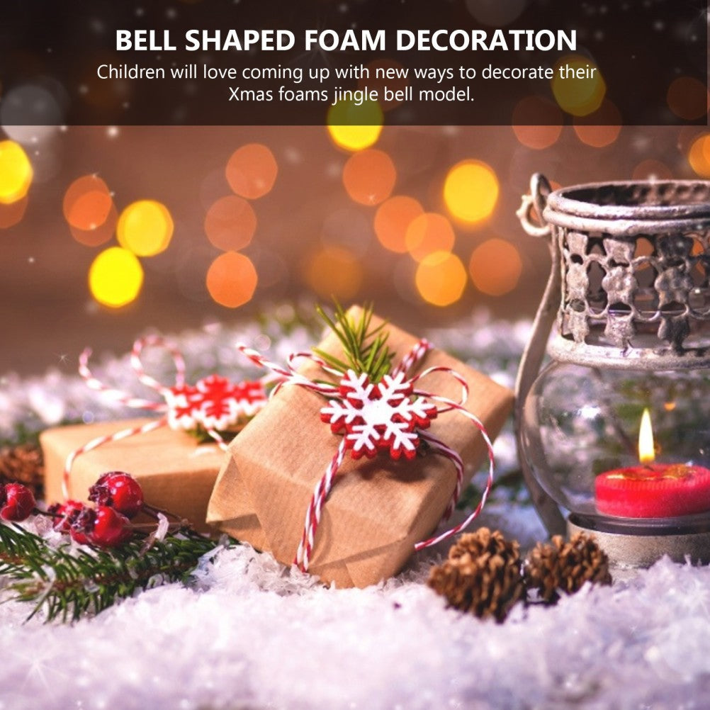 ya 25 50 Pcs Polystyrene Shape Or ments Jingle Bell Small Craft Bells