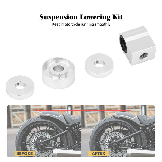 ya 2 7.15 20mm 30mm Rear Fender Shock Lowering Kit Fit for Harley Softail M8 2018-2024