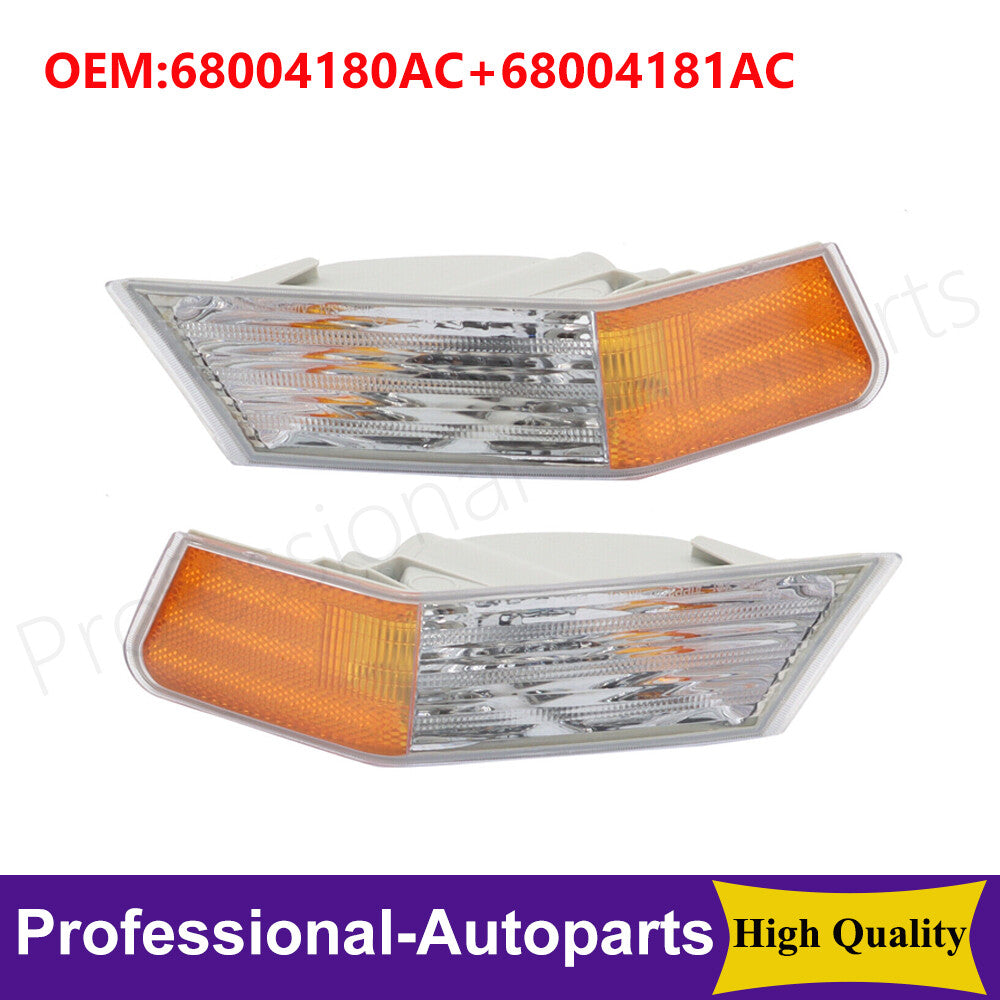ya 3 6.25.3 1Pair Turn Signal Directional Lamp Front Parking Light For 07-17 for Jeep Patriot