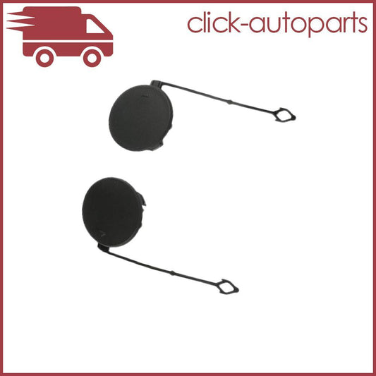 ya 27 6.18 1Pair Bumper Tow Hook Trailer Cover for 2007-2011 for BMW for X5 E70 Front Unpainted L+R