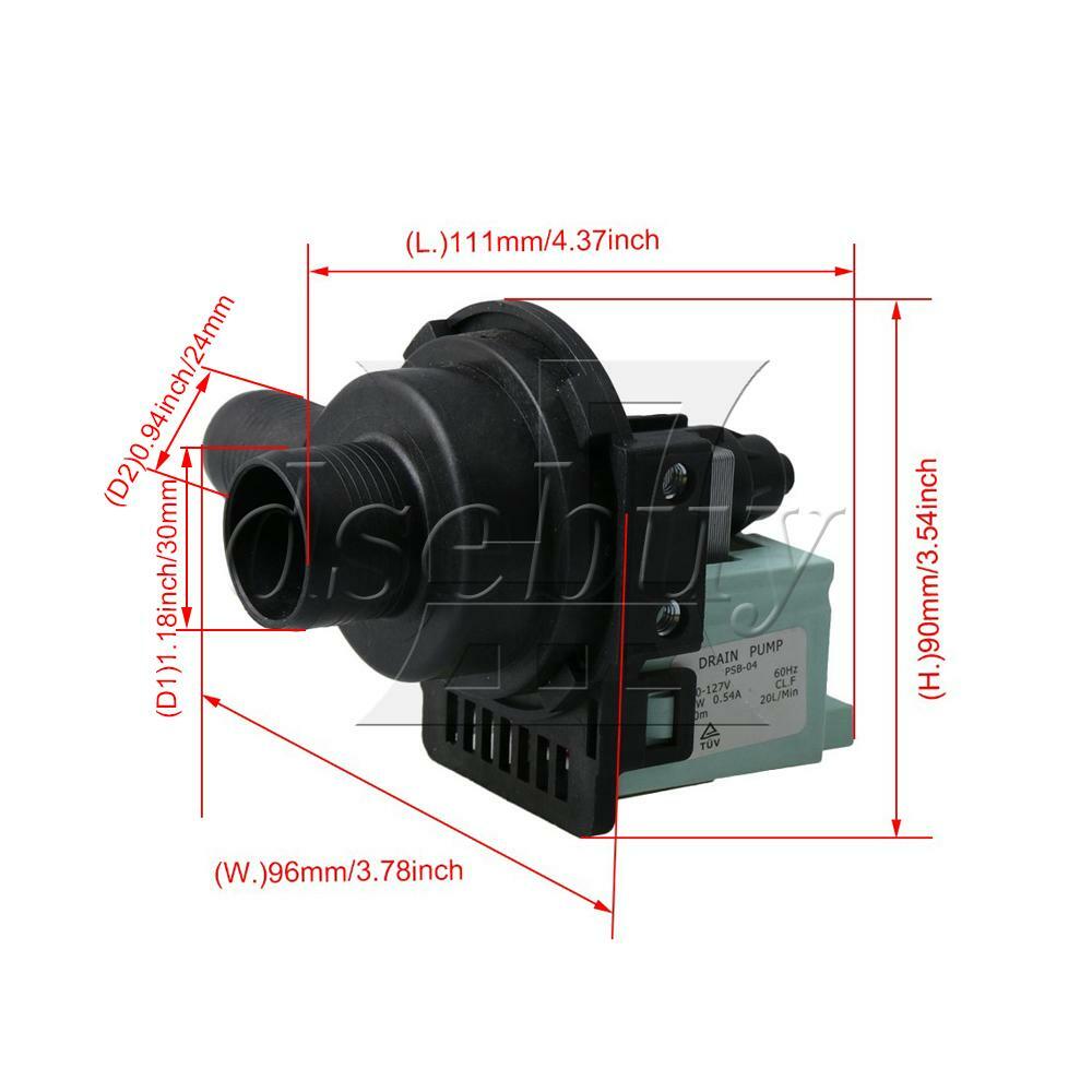 ya 26 WD-5470-09 Washing Machines Drain Pump Motor for Machines PCX-30L V12624