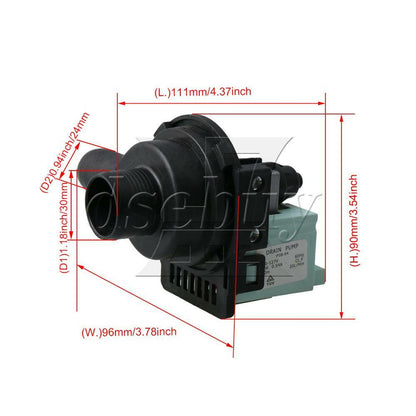 ya 26 WD-5470-09 Washing Machines Drain Pump Motor for Machines PCX-30L V12624