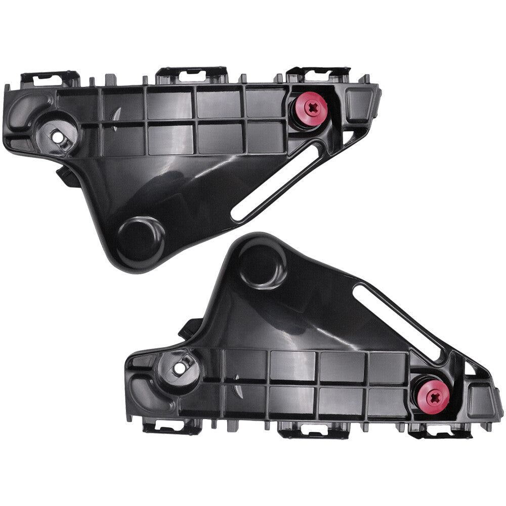 ya 27 6.18.2 2Pcs Front Bumper Support Bracket Left+Right Black For Hilux Revo Low 2015-2017
