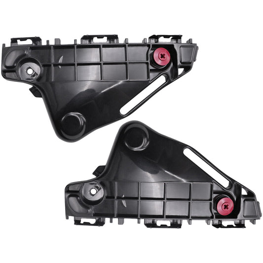 ya 27 6.18.2 2Pcs Front Bumper Support Bracket Left+Right Black For Hilux Revo Low 2015-2017
