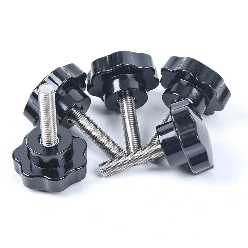 M4 M5 M6 M8 M10 M12 Plum Handle Screw 304 Knob Thumb Screw Hand Grip Knob Bolts