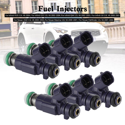 ya 1 8.12 baidi 6PCS Fuel Injectors FBJC100 for 350Z 2003-04 for Infiniti G35 2003-2004