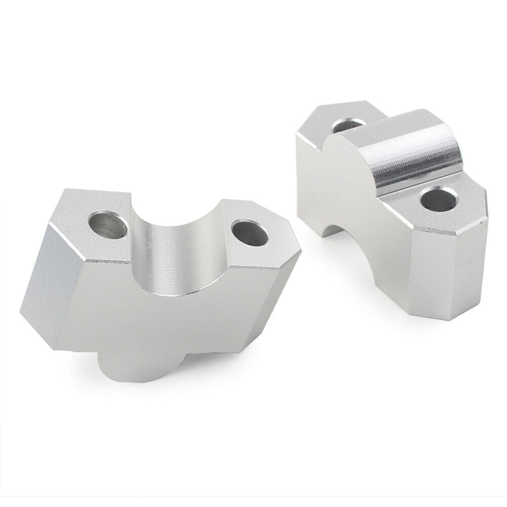 ya 5 8.7 Handlebar Riser Clamp Fit for Kawasaki Z750 2004-12 Z1000 2003-16 Chrome Motorcycle