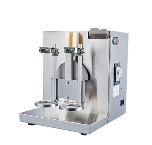 Commercial Double Head Stainless Steel Milk Shake Machine Milk Foam Maker 220V O