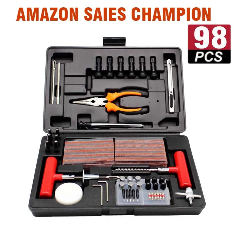 ya 26 98 Car Tyre Repair Tools Tyre Repair Kit Stu ed Tool Set Bicycle Tyre Repair