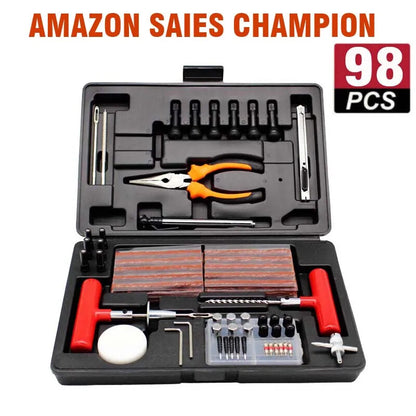 ya 26 98 Car Tyre Repair Tools Tyre Repair Kit Stu ed Tool Set Bicycle Tyre Repair