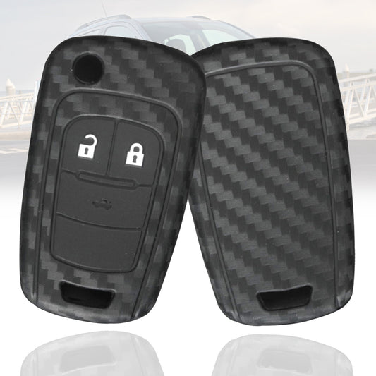 ya 5 6.16 2/3/4 Button CarbonFibre Key Case Fob Cover for Holden Barina for Cruze for Astra Epica