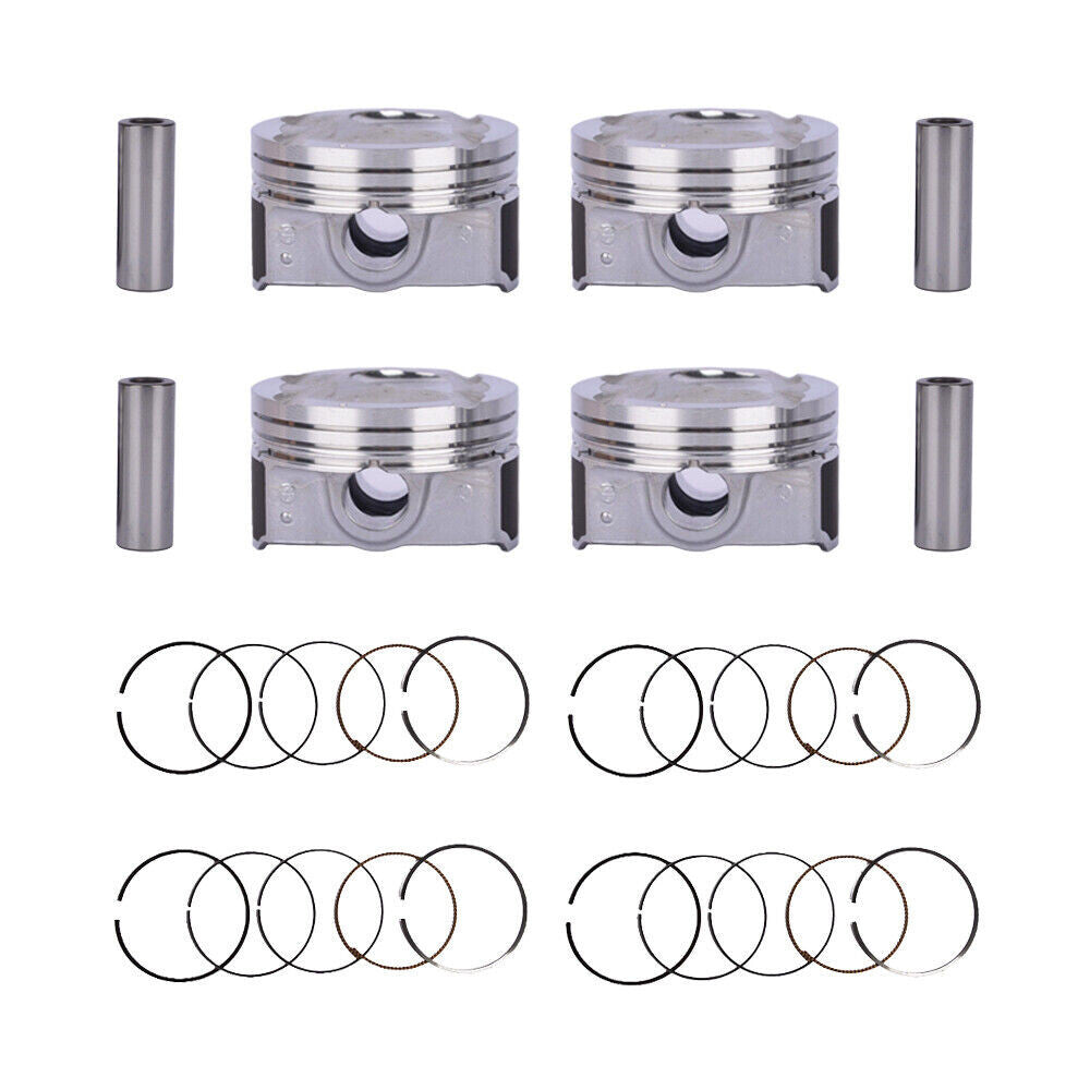ya 3 6.25.2 4 *Piston & Rings kit Assembly for Hyundai 2012-2016 for Kia Accent Rio 1.6L DOHC