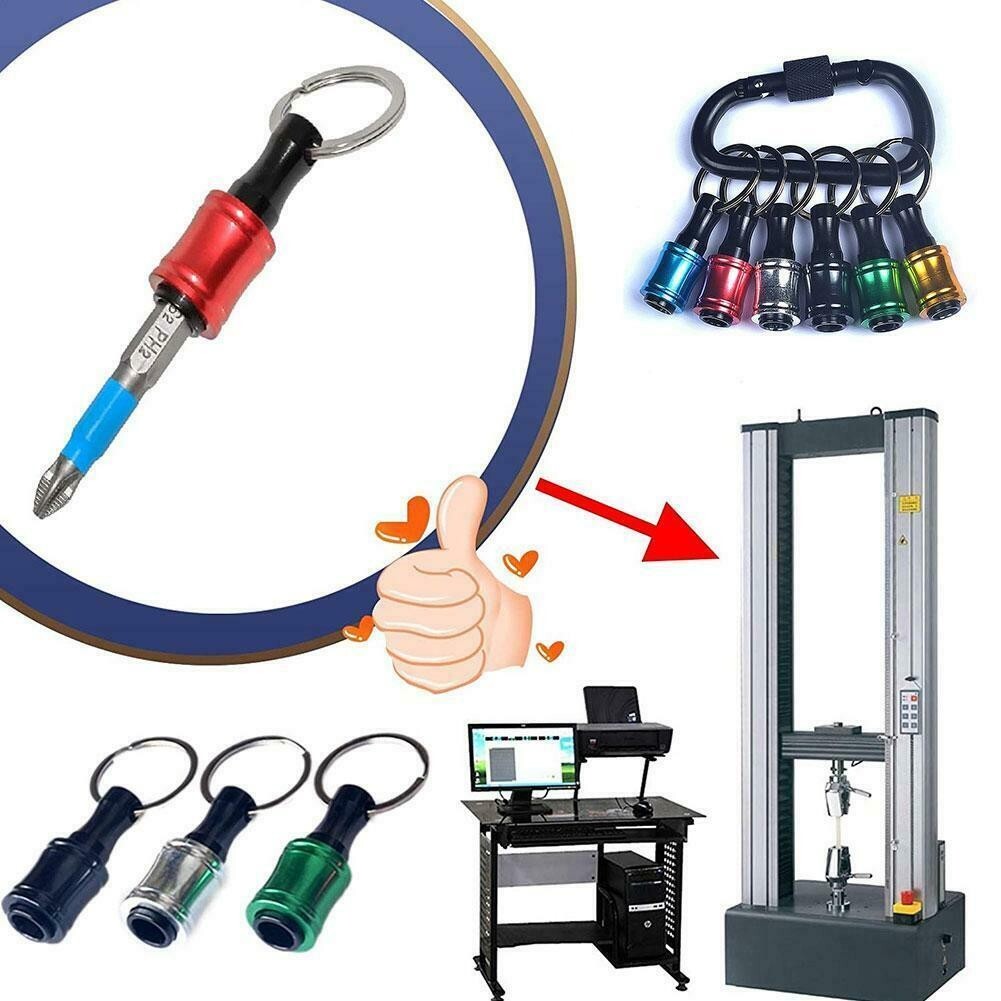 ya 26 Screwdriver Bit Holder 60mm/2.36 Inch Aluminum Alloy Carabiner Extension Bar