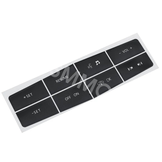 ya 13 Car Steering Wheel Switch Control Button Decals Fit for Ford for Mustang 2010-2012
