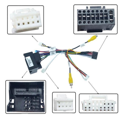 ya 5 8.7 16 pin car Android stereo wiring harness with Canbus box suitable for Peugeot 3008/2008