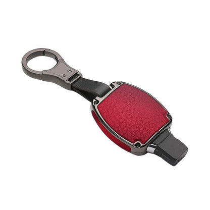 ya 5 8.7 Car Key Fob Case Cover Protect Shell Fits for Mercedes-benz E300 W202 W210 2017 Red