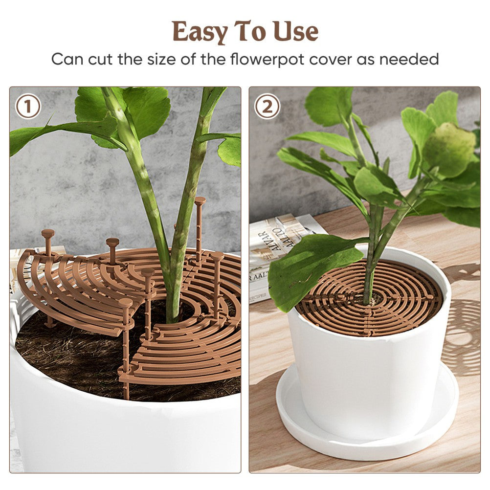 ya 14 2Pcs flower pot hole mesh pad plant grid pot Plant Pot Protor Plant Pot Soil