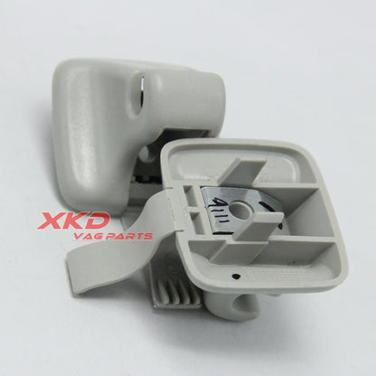 ya 5 8.7 Gray Sun Visor Shading Board Clip for VW for Golf MK5/6 for JETTA for Passat B6 CC for Tiguan