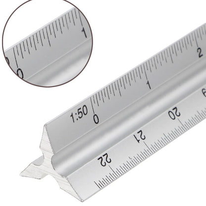 ya 14 30cm Alu um Metal for Triangle Scale Archit Engineer hnical Ruler 12 