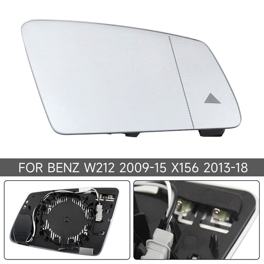 ya 3 6.25.2 Fit 2013-18 for Benz W212 2009-15 X156 Mirror Glass Passenger Side Heat W/Blind Spot