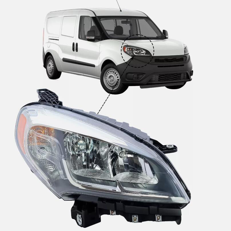 ya 11 10.28 Left & Right Headlight Set For 2015-22 for Ram ProMaster City 68469416AA 68