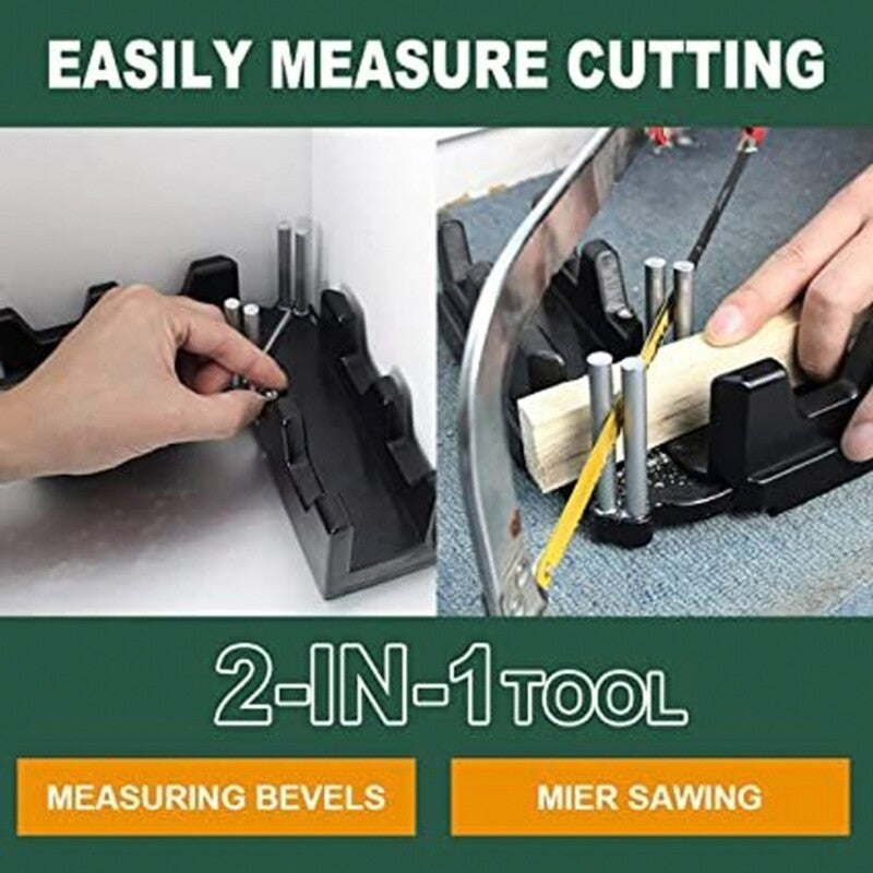 ya 14 2-in-1 Miter Protractor Tool Pise Mitre Cutting Tool for Carpenter