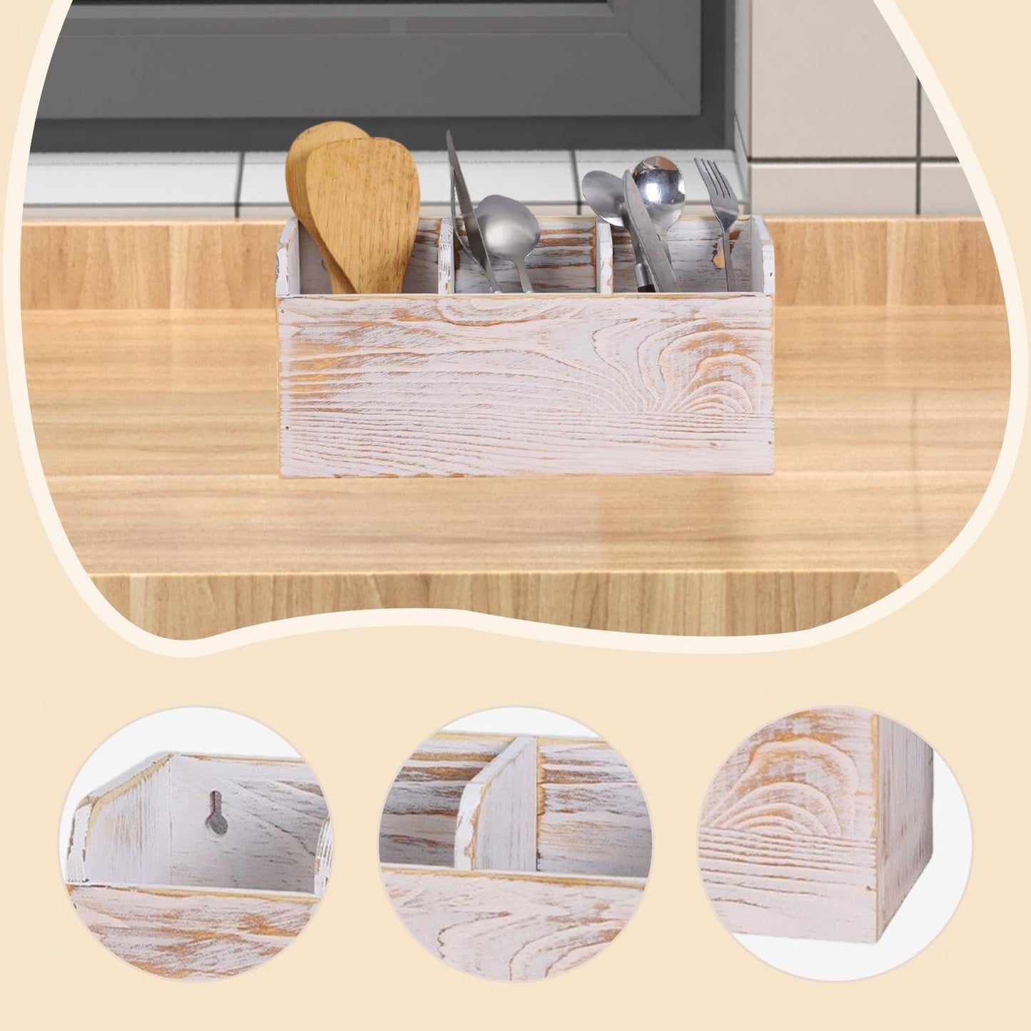 ya 25 Utensil Holder Versatile Cutlery Holder for Restaurant Cooking Dining Room