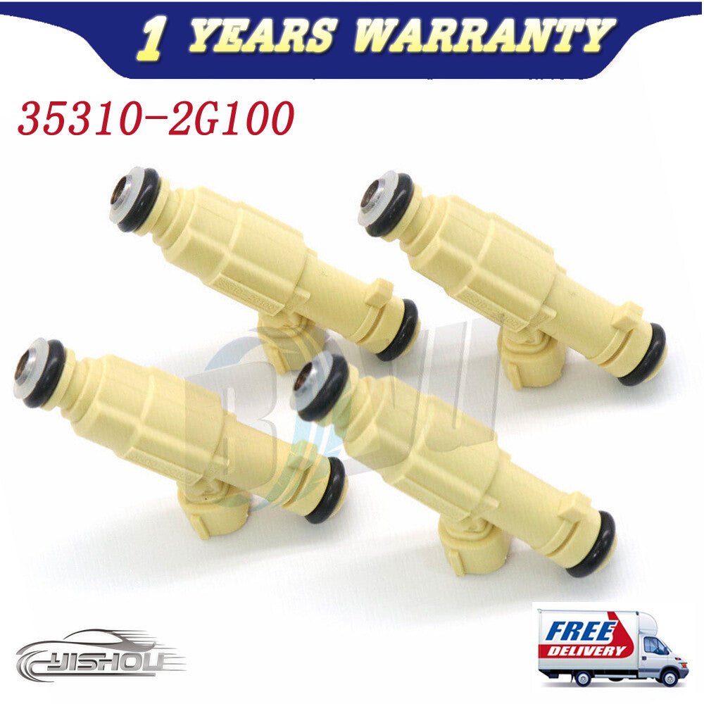 ya 1 7.2 Set 4pcs Fuel Injector 35310-2G100 For 11-13 for Hyundai for Tucson 10-12 for Kia Forte Koup