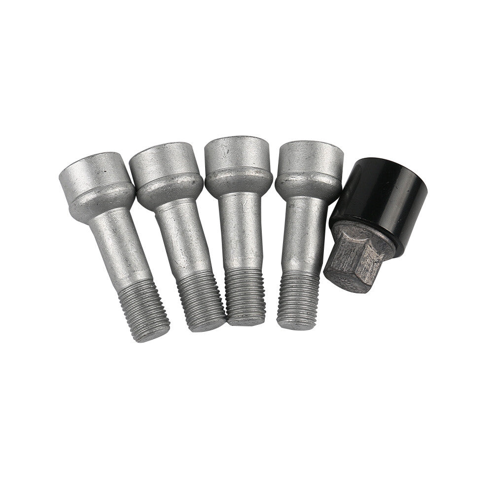 ya 5 8.7 Fits For S500 S550 S600 E200 E250 E300 E400 5Pcs Wheel Locks Kits A0019901707
