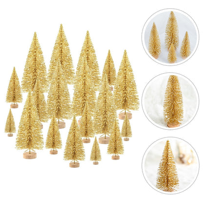 ya 25 48 Pcs Tree Tabletop Decor Or ments Set Decoration Desktop