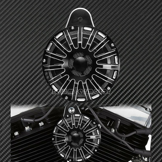 ya 1 7.7 10 Stripe Cut Horn Speaker Fit for Harley Big Twin 1991-2017 Touring 1999-2016